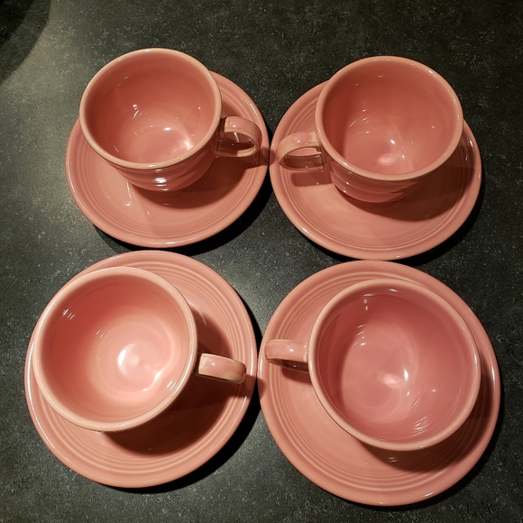4 Retired Rose teacups and saucers - Picture 2 of 11